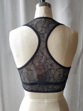Paisley and Lace Racerback Bra